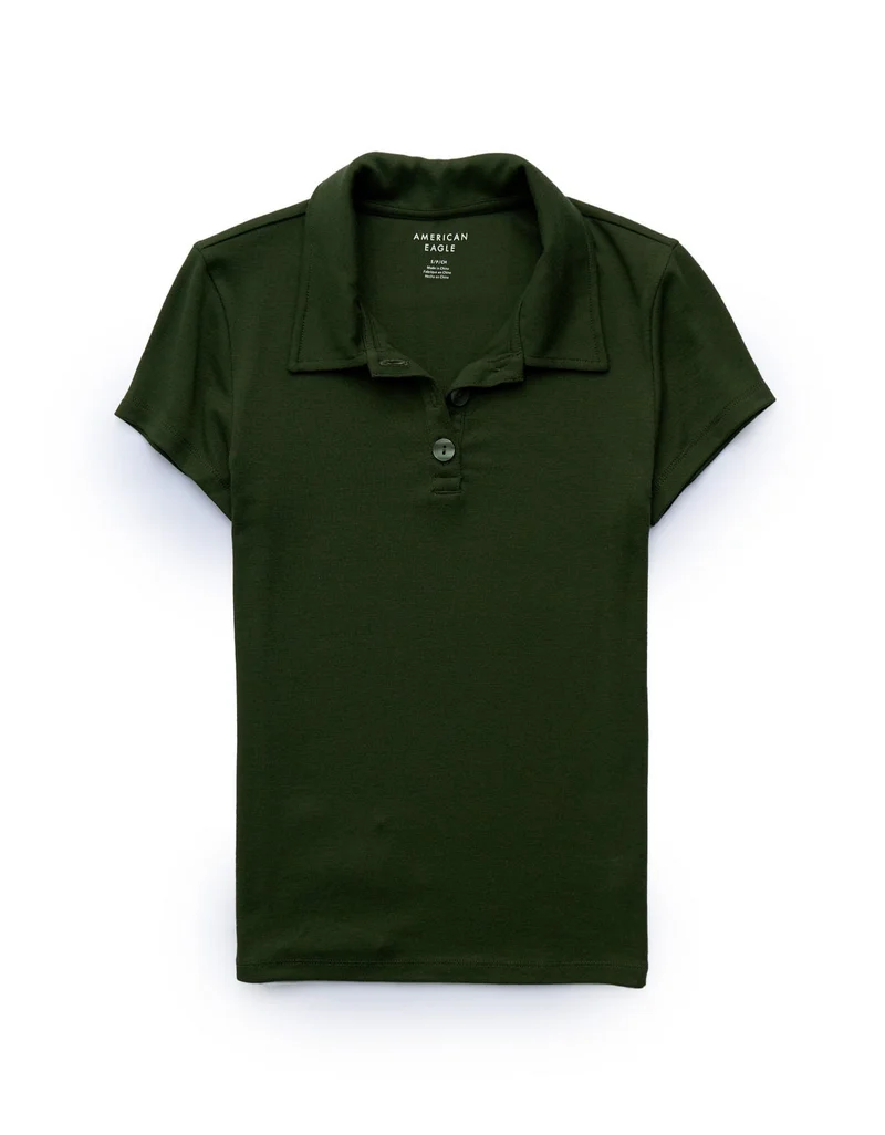 American Eagle AE Polo Hey Baby Tee